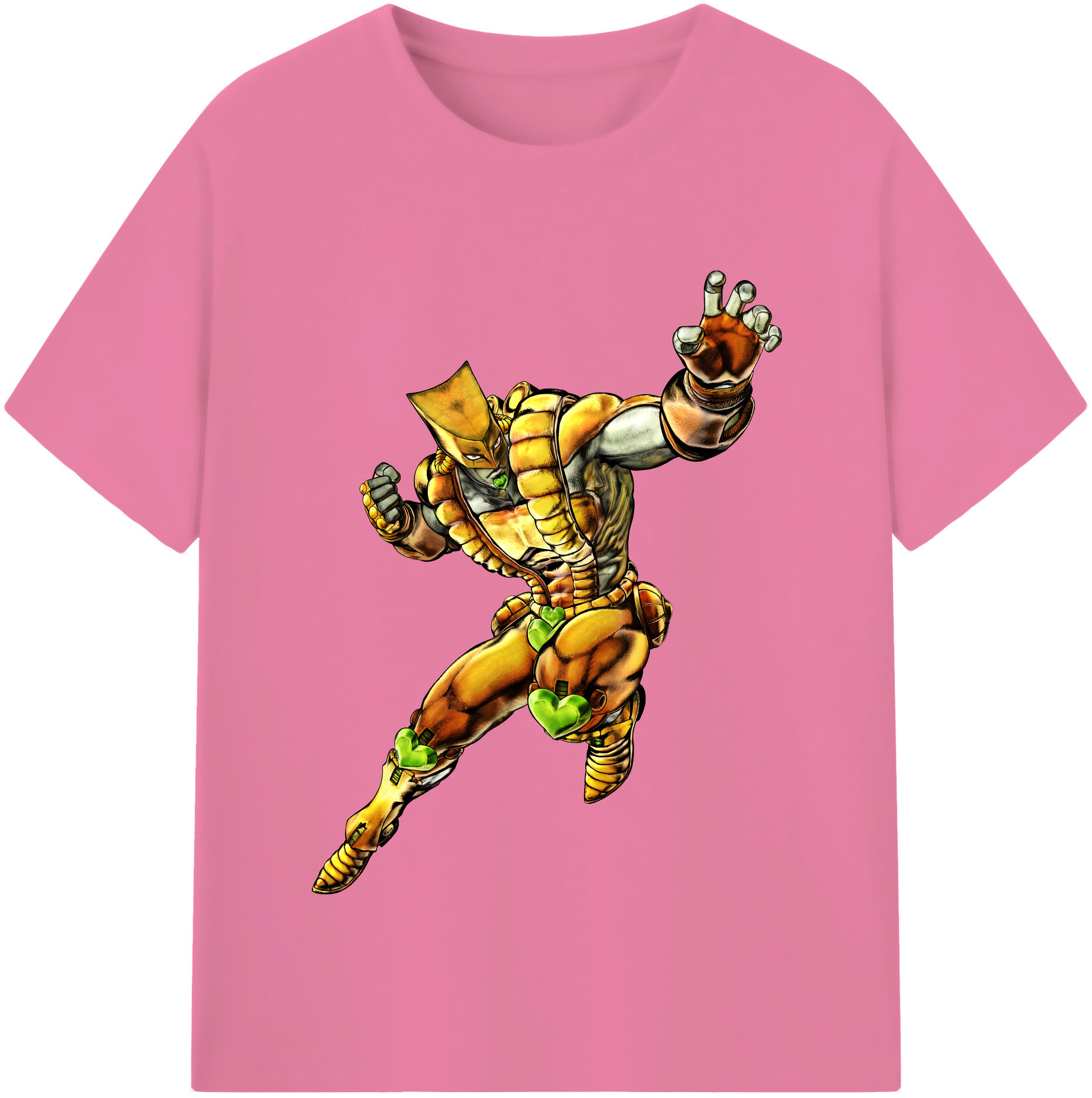 （画像用） ジョジョの奇妙な冒険 ディオ?ブランドー JoJo's Bizarre Adventure Dio Brando 綿100％半袖Tシャツ（フロントプリント）
